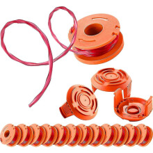 ZENGO Trimmerfaden-Ersatzspule für Rasentrimmer und Rasentrimmer-Spulenkappe, Trimmer-Spulenkappe,