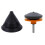 (Orange)Mower Blade Balancer & Sharpener Kit for Garden Rotary Drill DIY, 2PCS 1