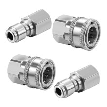 Hochdruckreiniger-Adapter-Set, schwenkbar auf 3/8 Zoll Schnellanschluss zum Austausch