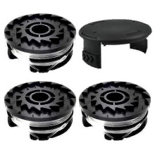 (3 Spool and 1 Spool Cap)For Parkside Lawn Mower 6 Spool + 1 Spool Cap Grass Trimmer Accessories Set