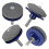 ZENGO 4pcs Universal Lawn Mower Blade Sharpener for Power Hand Drill 2