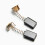 2pcs Power Tool Carbon Brushes for Black Decker G720 Angle Grinder Electric Hammer Drill Graphite Brush 1