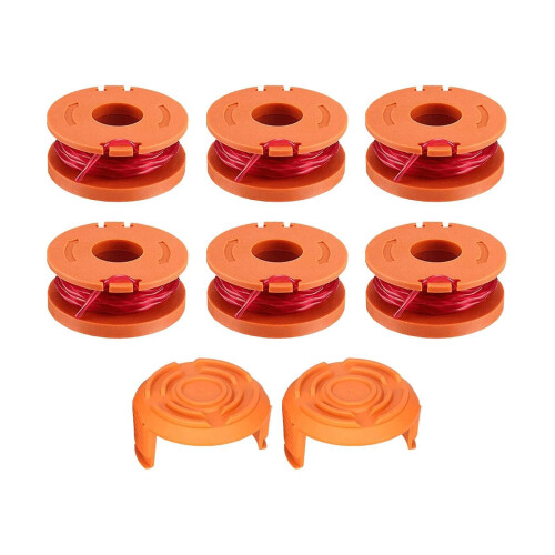 Replacement Line Spool Twisted Line and Spool for Wa0010 Grass Trimmer/edger 8pcs 2
