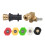 Pressure Washer Adapter Set Durable Adjustable Pivoting Coupler for K2 K3 K4 5 Angles 5 nozzles 1