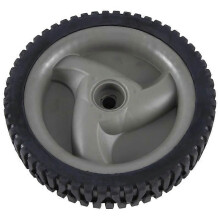 (ZwartGrijs 1PACK) 196MM Grasmaaierwiel voor Husqvarna 5324025-67 5324029-36 532402567 532402936