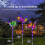 (B)3solar Bodenleuchten Bunte Farbwechsel Garten Dekorative Lichter 4
