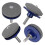 ZENGO Universal Lawn Mower Blade Sharpener (4pcs) for Any Power Hand Drill 2