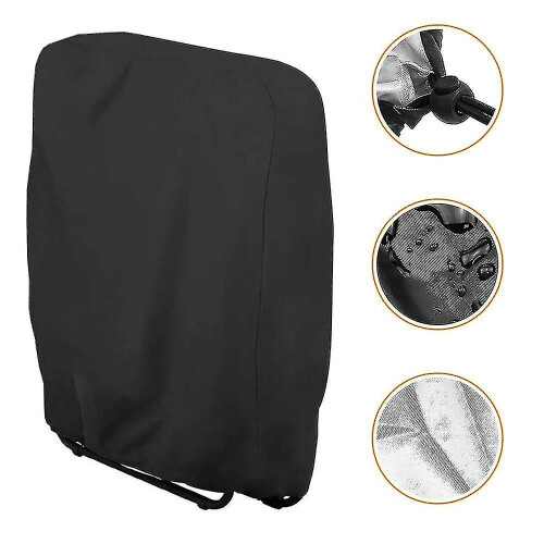 (L 96 * A 85 cm - Nero) Coperture per mobili da giardino impermeabili e antipolvere per esterni Zero 1