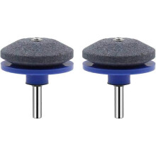 ZENGO 50-mm-Rasenmäherklingenschärfer, kompatibel mit elektrischer Handbohrmaschine (2 Stück)