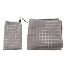 (106.7x69x76cm-Brown Plaid)Dog Cage Protection Cover - Dustproof Oxford Cloth Pet Kennel Cover with