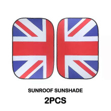 (Union Jack)Car Sunroof Sunshade Cover For Mini Cooper F54 F55 F56 R55 R56 R60 Sunscreen Protector UV