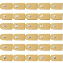 (60 sets) 075MM Titanium gecoat roestvrij staal grasmaaiermes vervanging + schroefonderdelen voor Husqvarna