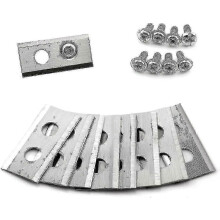 ZENGO Replacement Robot Lawnmower Blades For Robotic Lawnmower, Lawn Mower Blades 24pcssilver