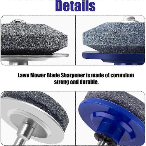 ZENGO Lawn Mower Blade Sharpener Lawnmower Blade Sharpener for Drill with Blade ncer Mower Blade Sharpener 2