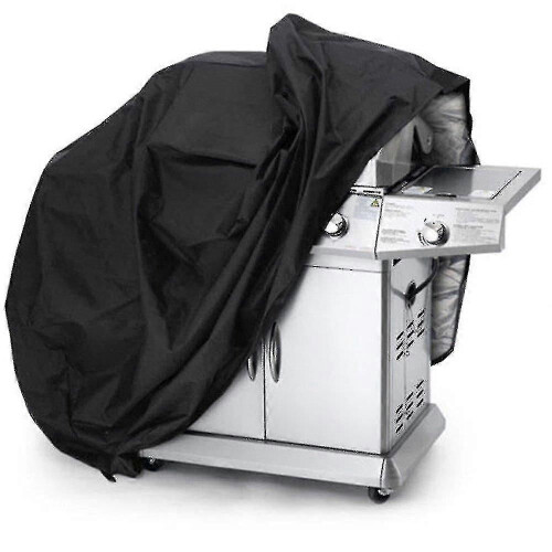 (190x71x117cm) Telo impermeabile per barbecue - Resistente, Nero