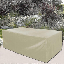 (213*132*74cm-beige) Gartenmöbel-Set-Abdeckungen, Gartenmöbel-Abdeckungen-reißfest und langlebig,