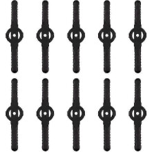 ZENGO plastic edger blade,10 pcs,replace for cordless grass trimmer tool setblack