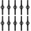 ZENGO plastic edger blade,10 pcs,replace for cordless grass trimmer tool setblack 1