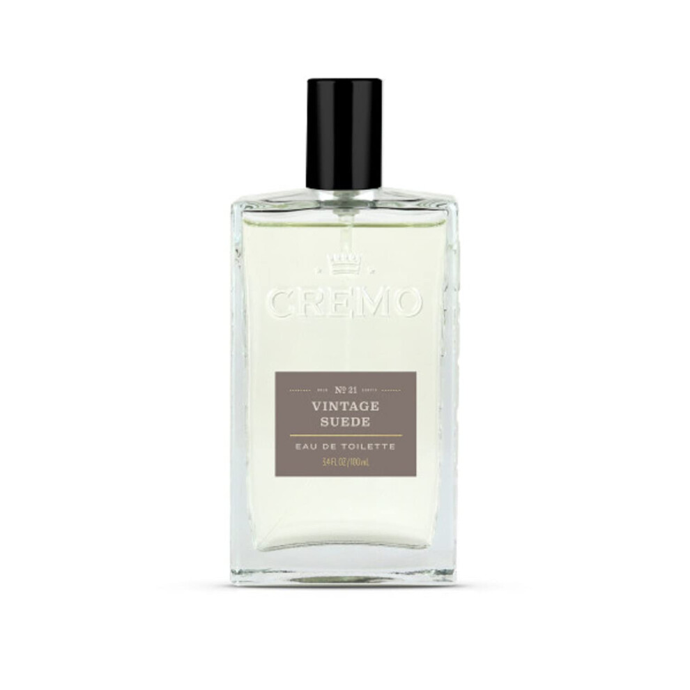 Cremo Vintage Suede (Reserve Collection) Cologne Spray A Combination Of Moss Rich And Smooth Suede 3.4 Fl Oz White/Amber