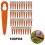 ZENGO 100 pezzi per lame di taglio per tosaerba STIHL Polycut 2-2 ABS -a 1