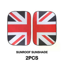 (Black Jack)Car Sunroof Sunshade Cover For Mini Cooper F54 F55 F56 R55 R56 R60 Sunscreen Protector UV