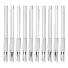 10pcs Skin Markers White Surgical Skin Marker Pens for Eyebrow Permanent Makeup Positioning and Marking Tools