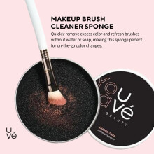 Make-up-Pinsel-Reinigungsschwamm, entfernt Lidschatten und Rouge, trockenes Make-up fr schnelle Farbwechsel, wasserlos und ohne Chemikalien, schnell