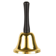 Metal Hand Bell for School Use - Classic Brass Bell, 8 Inch, Durable Design, Perfect for Events and Announcements