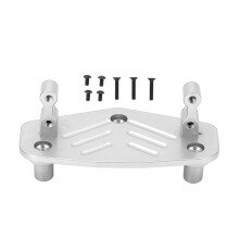 Aluminiumlegierung Lenkservo-Halterung für 1/8 Losi LMT Truck - Silber