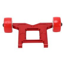 RC poröse Hinterachse gegen Kippen für 1/10 RC Autos, Rot