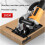 Hand Angle Grinder Converter Holder for Electric Chainsaws and Circular Saws, Universal Black Tool Accessory Base 2