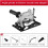 Hand Angle Grinder Converter Holder for Electric Chainsaws and Circular Saws, Universal Black Tool Accessory Base 5