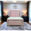 CALISMA Atmosphere Plush Velvet Bed Frame 3FT- PINK 1