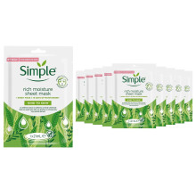 (10x Rich Moisture) Simple Kind to Skin Limited Edition Biodegradable Sheet Mask