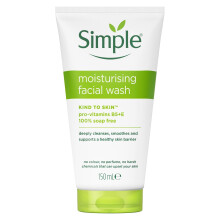 (2x of 150ml) Simple Kind to Skin Moisturising Facial Wash for Sensitive Skin