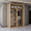 Modern Sliding Wardrobe-Mirror Doors 120cm Oak 3