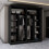 (203cm, Black ) Eden Double Sliding Door Wardrobe 4