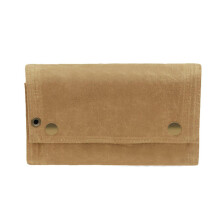 Portable Camping Glasses Storage Bag Multifunctional Jar Holder for Outdoor Activities with 9 Khaki Bottles Included
