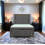 CALISMA Atmosphere Plush Velvet Bed Frame 3FT- GREY 1