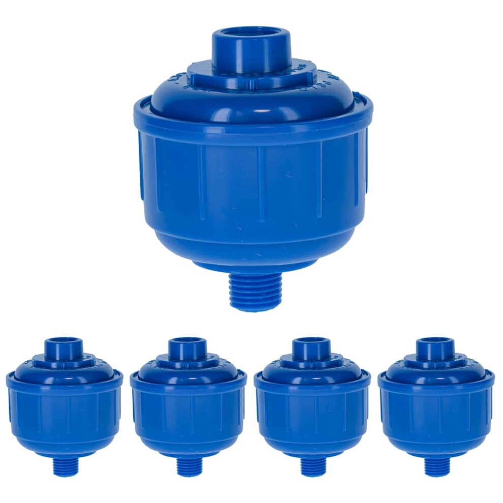 Mini Air Water Filter, Disposable Plastic Spray Filter, Red Whirlwind Air Line Filter, Pack Of 5 6447073148200