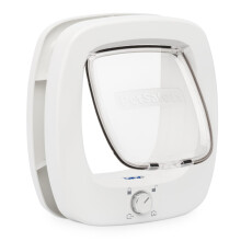 PetSafe Big Cat Door - Multi-Pet Doorway Locking Cat Door Made For Interior & Exterior Use Suitable for Pets Up to 25 lb Push-&-Turn 4-Way Loc