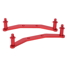 Metall vordere und hintere Gehäuse-Säule für 1/10 RC-Car, Rot, 55g