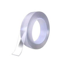 Transparent Double-Sided Tape, Waterproof, Reusable, Strong Adhesion, 5M Length, 5CM Width for Kitchen and Bathroom Use
