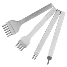 Diamant-Schnürstichsäge Set | Hochgeschwindigkeitsstahl-Lederlochzange Kit