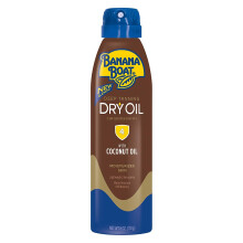 Banana Boat UltraMist Olio secco abbronzante profondo Spray trasparente continuo SPF 4 Protezione solare 6 oz