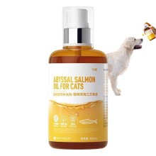 Lachsöl Für Hunde 200ml – Hochkonzentriertes Fellpflege-Öl Gegen Haarausfall, Unterstützt Gelenkbeweglichkeit & Hautgesundheit