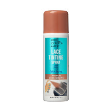 KISS Colors & Care Quick Drying Lace Tinting Spray, Medium Dark Brown, 3 oz. - Blends Lace Seamlessly, Washes Out Easily, Smudge-Free Formula, Sweat R