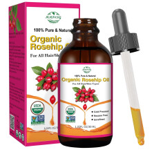 MMPANG Biologische Rozenbottelolie voor Gezicht, USDA Gecertificeerd, Koudgeperst, 100% Puur (30ml)