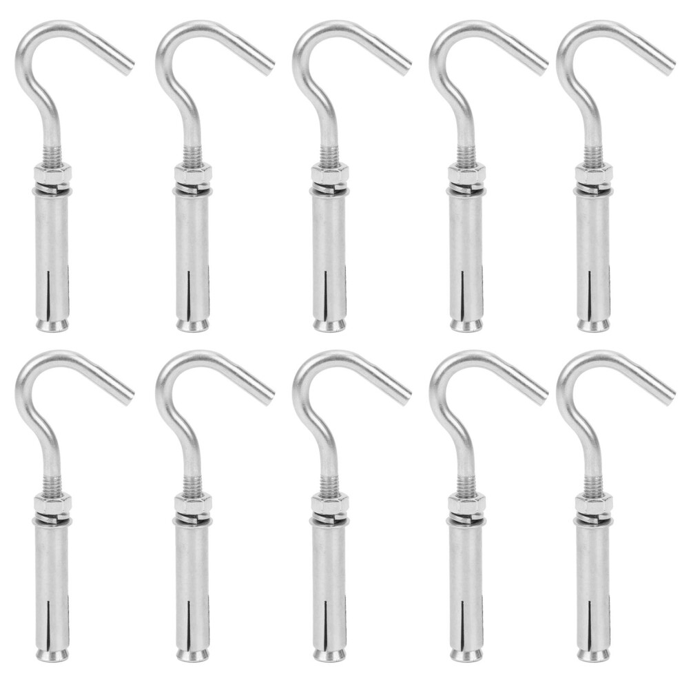 Expansion Screw Hook M6 304 Stainless Steel For Wall Concrete Brick Home Improvement Hardware 6482260140155
