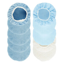 Auto Polishing Pads Set of 10, Microfiber Wool Polishing Pad Covers for 22.9 cm and 25.4 cm Car Polishers